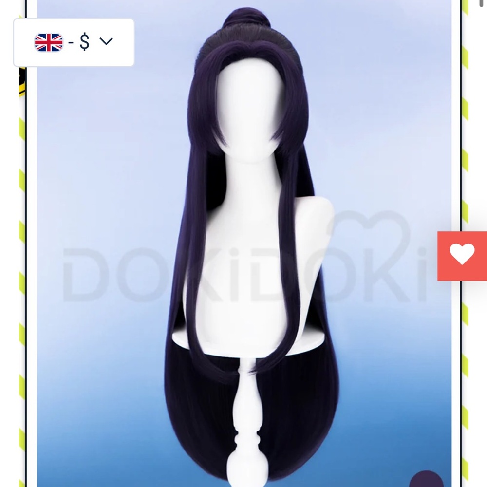 DokiDoki Anime The Apothecary Diaries Cosplay Jinshi Wig Long Purple Hair